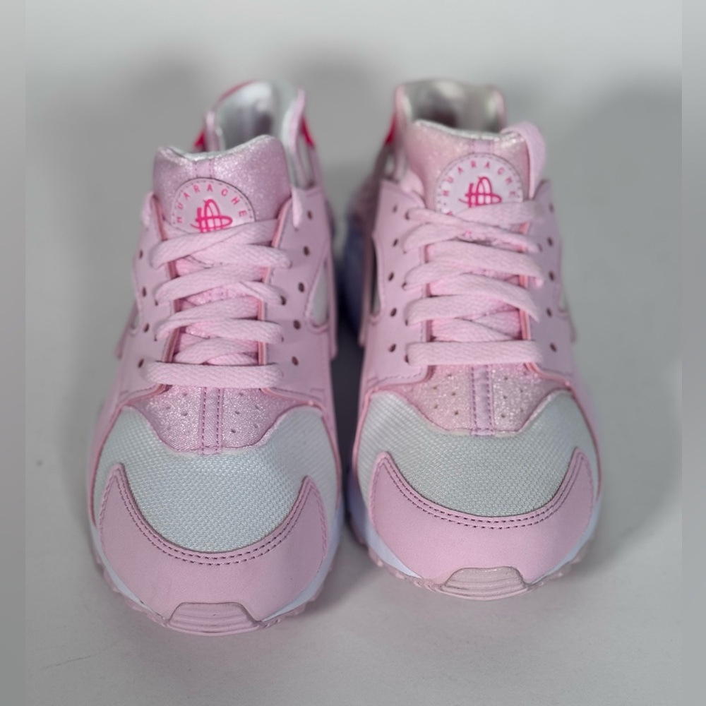 Nike Kids Pink and White Sneakers - Picture 5 of 6